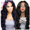 Clymene Hair Glueless Full Lace Human Hair Wigs With Baby Hair 150 Density Unprocessed Wavy Virgin Brazilian Full Lace Wigs