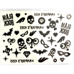 Too cool for school Gorgeous rock tattoo sticker