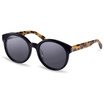 Wood ninety ten thousand WS11006C5 men&women with the same paragraph tortoiseshell color frame black lens round frame retro sunglasses WS11006C5 57mm