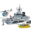 Enlightenment ENLIGHTEN assembled puzzle blocks toys toy series military stereo Missile cruiser 821