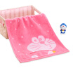 Everbright Home Textiles Doraemon cartoon cotton twill small towel pink 50g Article 25x50cm Article