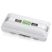 HAILE Hailai HU-07 mini square 6 USB20HUB hub multi-function card reader desktop Apple&other ordinary notebook general divider 80cm white