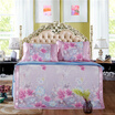 Yu Zhaolin Liangxi printing double-sided foldable ice silk seats three-piece spring flowers 18 meters bed