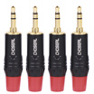 CHOSEAL 35 stereo high-fidelity audio connector microphone connector computer audio engineering accessories 35 stereo four QD2008R