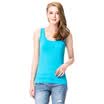 Three guns ladies vest Shu skin Leica cotton round neck female vest blue