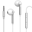 Cool Coolpad original mobile phone headset three key line control with wheat milo oppo Meizu Andrews Universal stereo heavy bass earrings silver