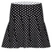 Semir Women&39s classic knitted lattice wild fashion casual skirt Korean version 14116070238 black&white tone S