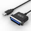 Bumblebee BUMBLEBEE DU-102 USB20 to CN36 parallel printer connection data cable 15 m USB to DB36 parallel port printing line black