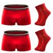 Hengyuan Xiang men&39s Ben life embroidery blessing underwear socks combination of red socks 2 double red red angle underwear 2 175100