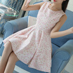 Longyue Women&39s Fashion Sleeveless Dress Dresses Low Fresh Slim A Skirt LWQZ173202 Pink L