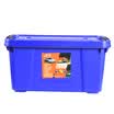 Amausa thickening car storage multi-purpose sealed large capacity trunk home storage compartment debris storage box 40 liters A-600 blue