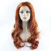 Iwona Synthetic Hair Lace Front Long Wavy Reddish Blonde Wig