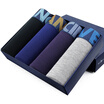 Dance with wolves Men&39s underwear Men&39s flat underwear Solid color sticky fiber 4 loaded 3141-4 L blending