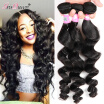 3 Bundles Peruvian Loose Wave Virgin Hair Mink Hair Unprocessed Peruvian Human Hair Weave 7A Cheap Peruvian Virgin Hair Weave