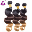 Virgin Ombre Indian Body Wave Human Hair 3 Bundles Indian Ombre Bundles 1B427 3 Tone Ombre Human Hair Weave 20 22 24 26 inch