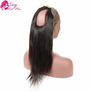 New Product Brazilian Virgin Hair 360 Lace Frontal Straight With Baby Hair Lace Frontal Wig 360 Lace Front Ponytail Presell