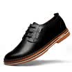 Precentor Casual Shoes Men&39s Leather Feet Lazy Shoes Breath Fun Shoes A6597 Blue 41 yards