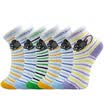 TOM&JERRY Tom Cat&Jerry Mouse Male Child Socks Child Cute Cartoon Stripe Combed Cotton Socks Four Seasons 6 Double Pack 14-16CM