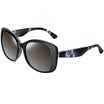 EYEPLAY sunglasses female models trend polarizing sunglasses island glasses eyes play B1509014TP-C1-58mm bright black box gray film