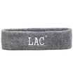 LAC Cotton Headband Sports Headband Men & Women Cotton Sports Headband Sweatband Belt Hairband Sports Hood Gray