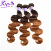 Kapelli Ombre Brazilian Hair Body Wave T430 Two Tone Ombre hair Brazilian Virgin Hair 7A Human Blonde Hair tissage bresilienne