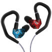 Wisconsin VSONIC NEW VSD5S in-ear soundproof HiFi headphones red&blue color