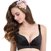 NANJIREN Deed V Shape Seamless Push Up Bra black B80