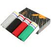Playboy men&39s underwear Men&39s elastic cotton solid foundation underwear waist U lapel bag Comfortable breathable underwear 4 loaded flowers gray red green black XXXL 185110
