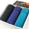 Playboy PLAYBOY Men&39s underwear Men&39s flat underwear Ice skirt Nylon T-Shirt Pants 3pcs L 17095