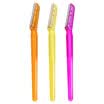 UPLUS color protection reticulate large eyebrow knife two sets Japanese blade wiping eyebrow knife shaving knife scraper color random