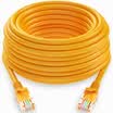 Shanze SAMZHE high-speed ultra-five CAT5e class cable network 100 Gigabit network cable computer network jumper over 5 categories of finished cable yellow 15 meters YL-515