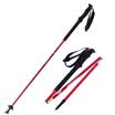 Red camps uphill sticks folding outdoors sticks sticks old man crutches 7075 aviation aluminum 3 straight grip red