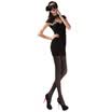Jingdong supermarket Bao Na Si BONAS S709 480D twill waist braids pants stockings in the thick section of the long tube female socks 2 pieces of black gray