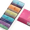 Playboy socks Lady autumn&winter in the tube cotton socks multi-color stripes female socks 5 pairs of 22-24cm