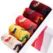 Polaris cashmere stockings cartoon Christmas stockings autumn&winter warm thickening in the rabbit rabbit wool socks Ms leisure sports socks 5 double