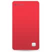 COOL-FISH Wireless Hard Drive WIFI Mobile Storage Device 1TB USB30 Mobile Access Mobile Hard Red