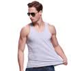 Jingdong Supermarket Snow flying mens vest cotton solid color fashion thread vest mens bottoming shirt sweatshirt XXQMBX0514 hemp gray 17590 L