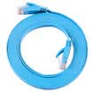 Shanze SAMZHE SZ-9200 six CAT6 class Gigabit flat cable computer network jumper line cable blue 1 m
