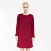 UR Charm Women&39s elegant round neck long sleeve A type dress WE49S7AE0001 Zaohong S
