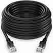 Shanze SAMZHE SH-1500 high-speed ultra-five CAT5e network cable 100 Gigabit network cable computer network jumper super 5 class finished cable black 50 meters