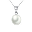 Kayas GAIA&39SPEARL pearl pendant 925 silver light freshwater simple pearl necklace female