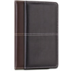Effective deli 3325 98 pages business office notepad 48k leather face notebook notebook color random