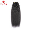 7A Remy Virgin Peruvian Afro Kinky Straight Human Braiding Hair Bulk No Weft Italian Coarse Yaki Bundles 100g One Bundles