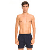 Three guns men &39s cotton Arrow pants cotton yarn - dyed home leisure men&39 s shorts blue black strip 2XL