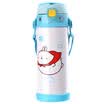 Taifu high TAFUCO insulation Cup double vacuum stainless steel insulation rope children&39s straw cup 035L T-1461 dream blue
