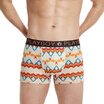 Playboy PLAYBOY Men&39s underwear Men&39s flat underwear Nylon Print All stripe Mesh Fairgate Pants 3pcs XXL 180105