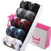 Cat MiiOW socks men in the tube cotton socks Lingge stripes business men socks 5 double gift boxed