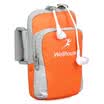 WELLHOUSE arm bag mobile phone bag running bag men&women outdoor sports arm sets riding wrist pack orange L