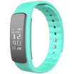 Egyptian i6HR bracelet smart watch heart rate bracelet weather show caller information show vibration alert automatic detection movement WeChat movement step water mint green