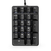 Magic egg 21 key mini mechanical keyboard numeric keyboard keypad black white light cherry Cherry tea axis financial accounting with switching